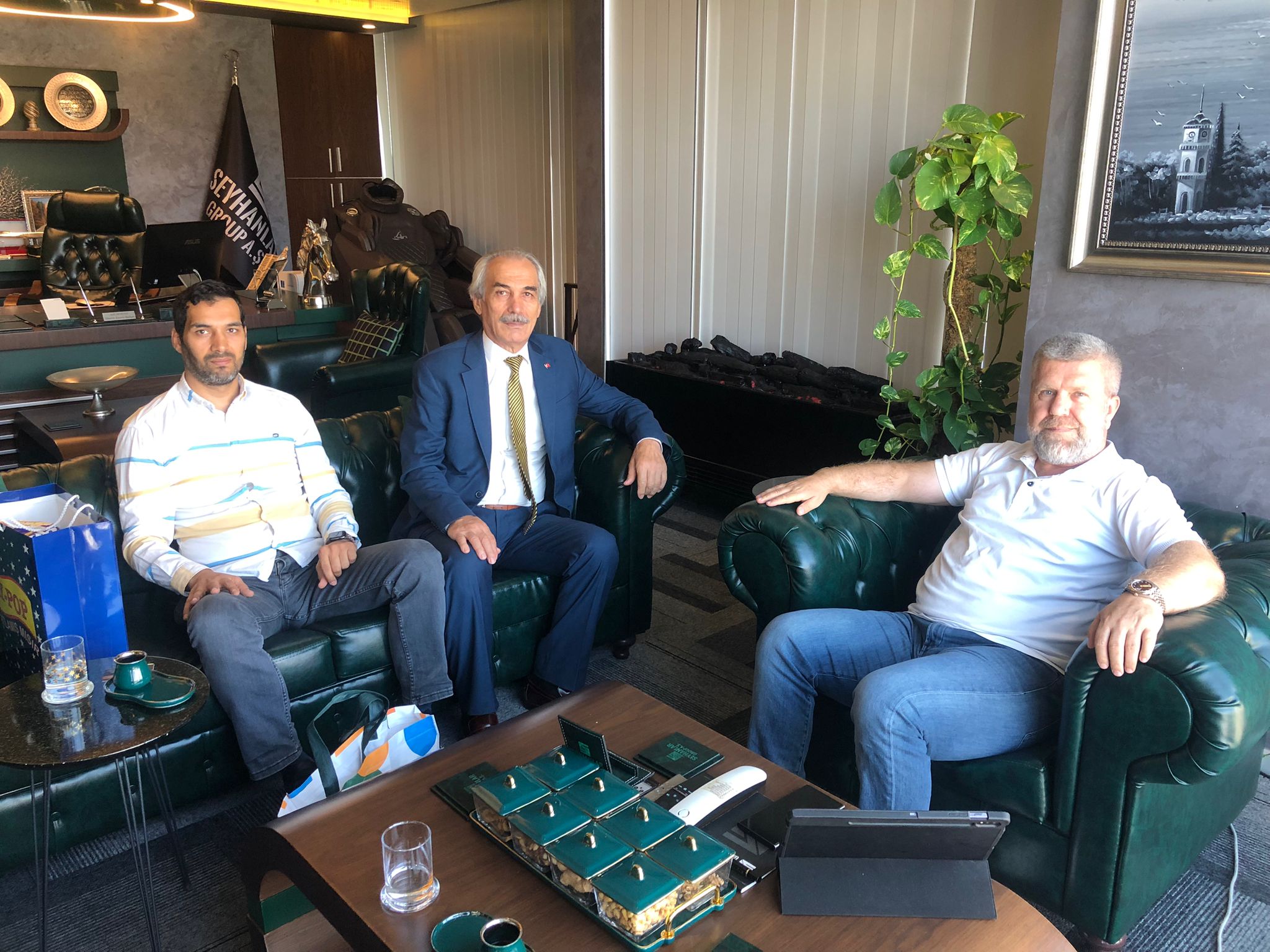 Dostluk Köprüsü: Osman Aydın, Oğlu Fatih Aydın ve Adil Seyhan Bir Araya Geldi
