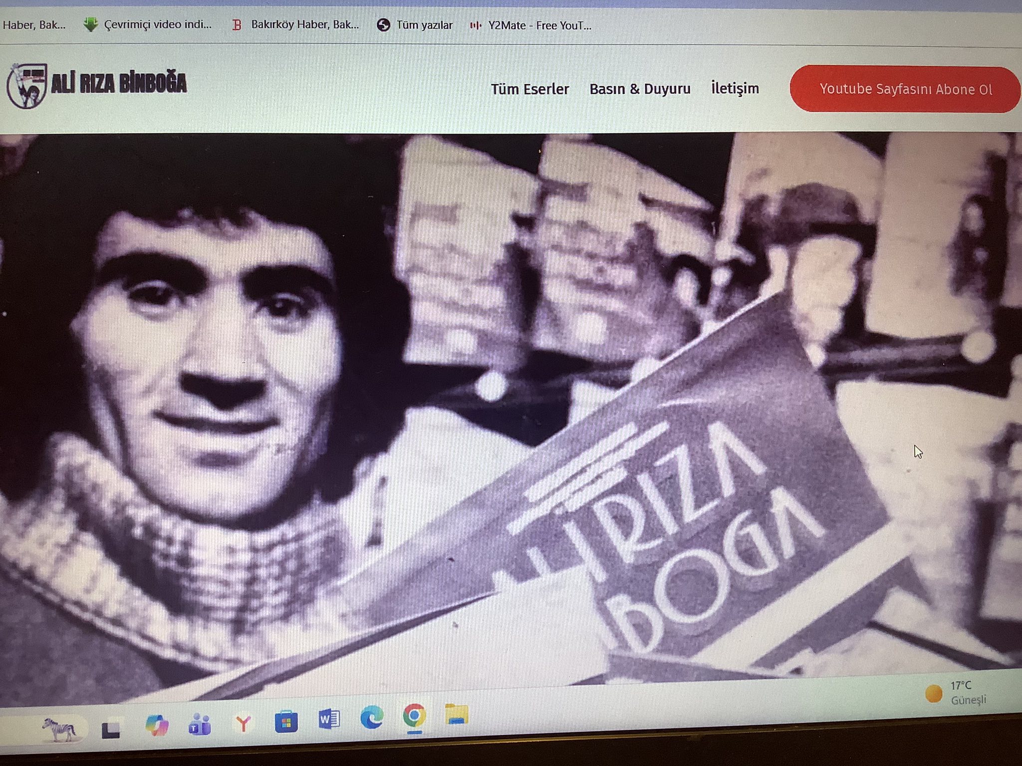 Ali Rıza Binboğa’nın YouTube ve Sosyal Medya Hesapları Açık! Abone Olun, Destek Verin